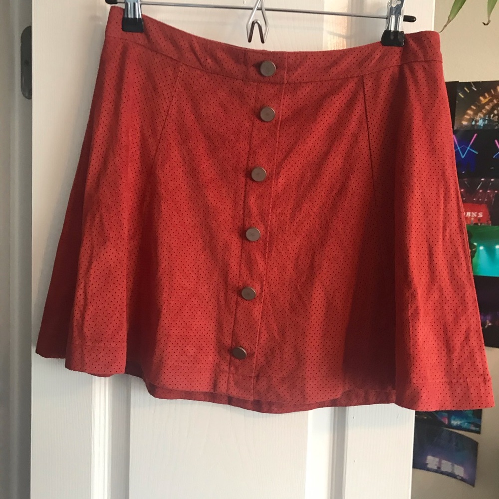 American Rag Copper Button Skirt